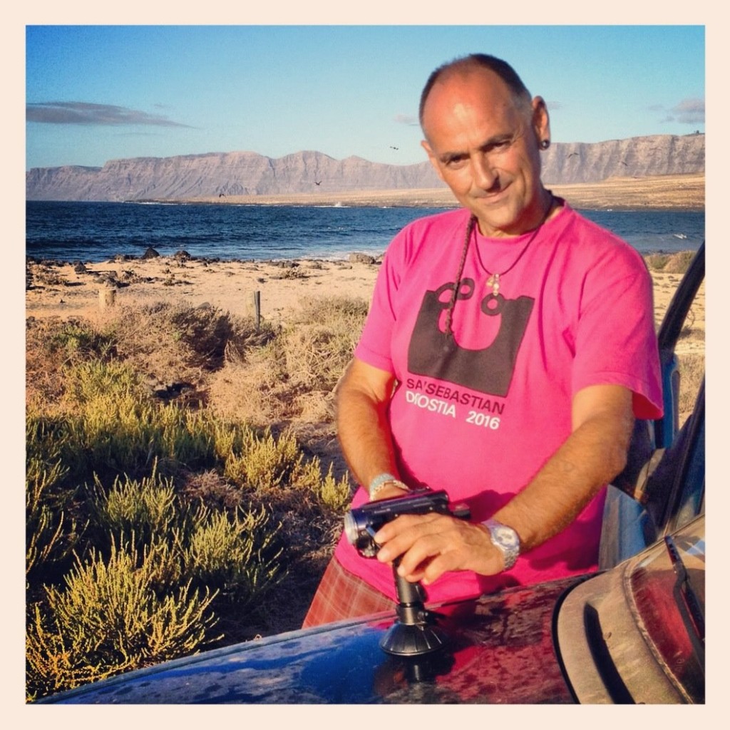 Con mi cámara en Lanzarote