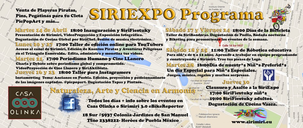 Exposición multimedia y talleres en Puebla